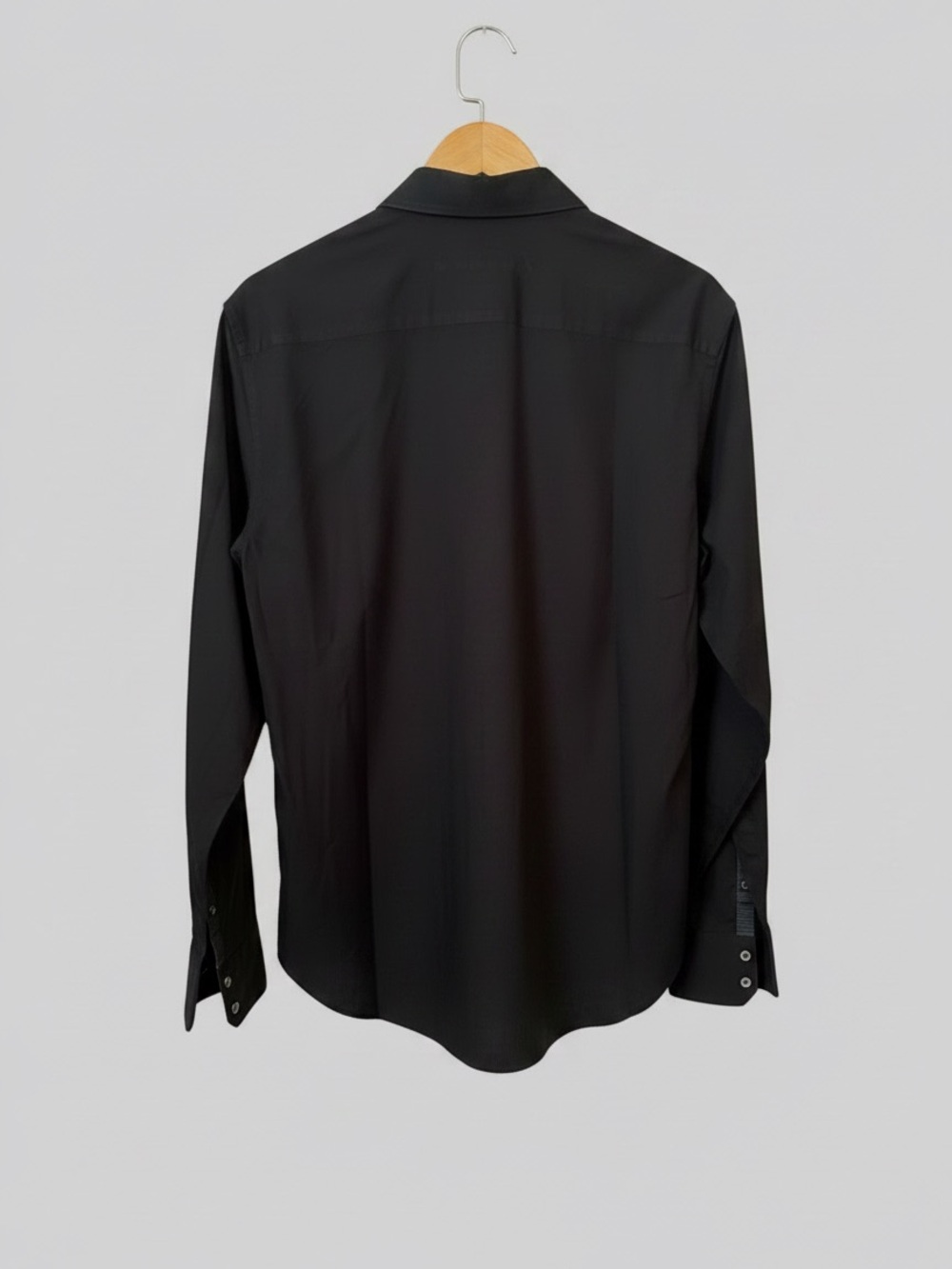 Robert Graham FICINO Black Embroidered Dress Shirt XL Flip Cuff - Picture 2 of 11